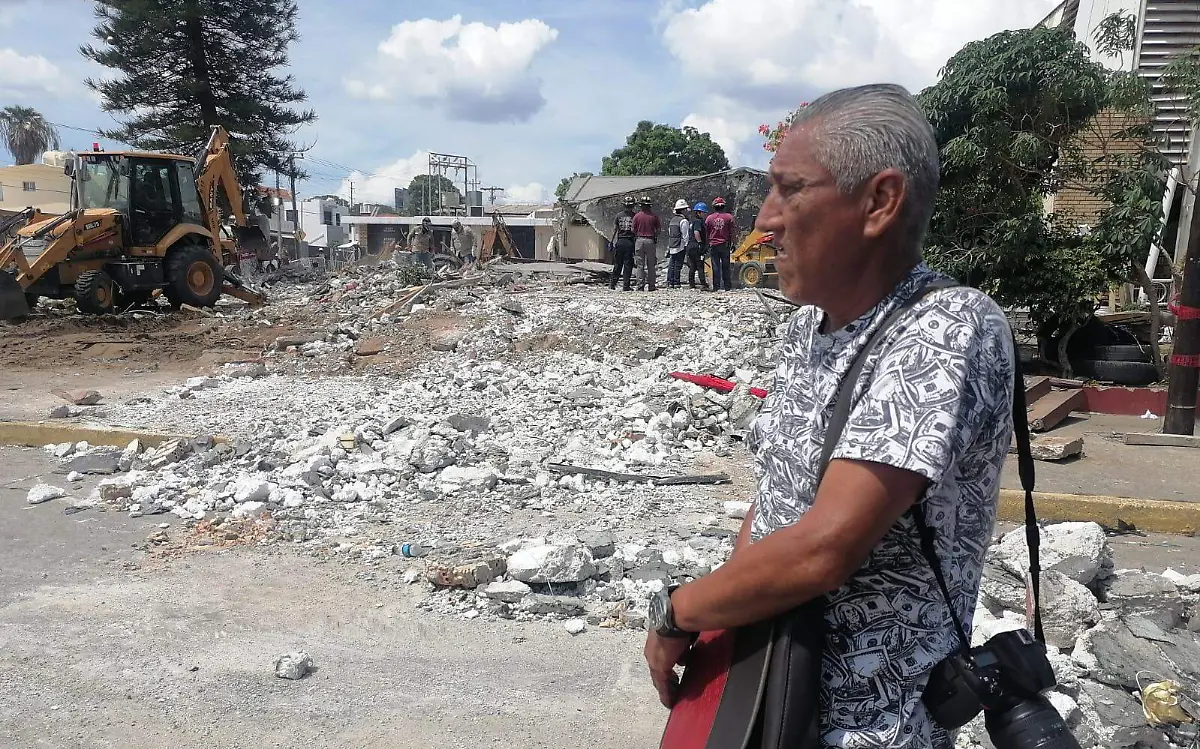 Isaac, fotógrafo sobrevivió al desplome de iglesia en Ciudad Madero José Luis Tapia (1)